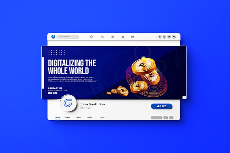 Cover image for Facebook Cover Design on Behance