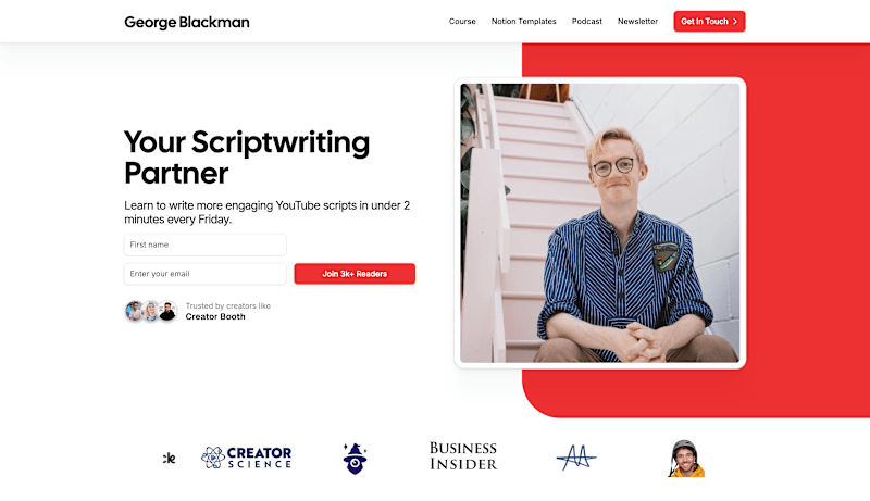Cover image for George Blackman (Webflow Design & Development)