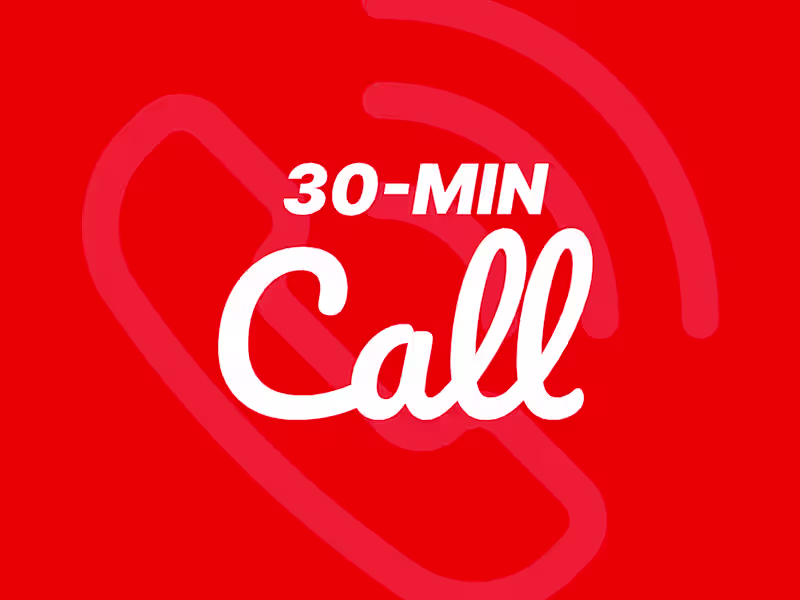 Cover image for ☎️ Free 30-Min Call: Let's Chat About Your Product & Goals