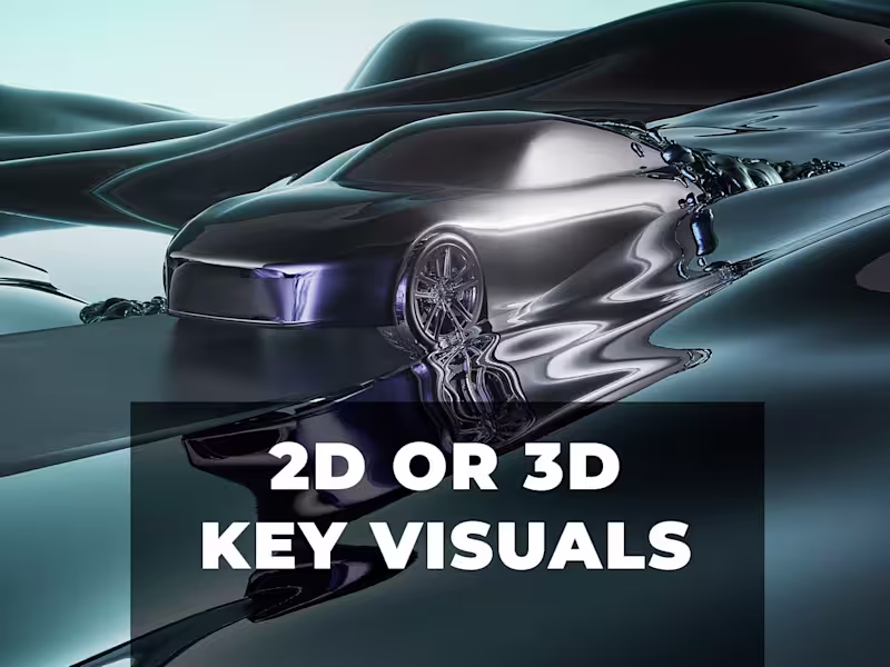 Cover image for Create high end 2d and 3d visuals