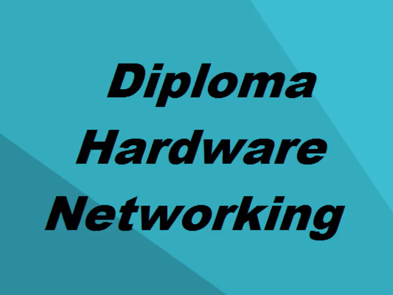 Cover image for Diploma in Computer Hardware and Networking