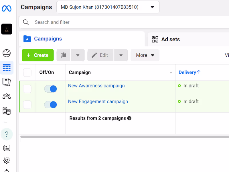 Cover image for Meta ads campaign
