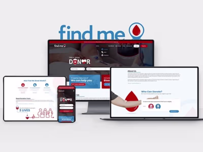 Cover image for Find Me Blood Website & Admin