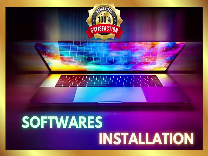 Cover image for install softwares,windows applications installation,mac programs