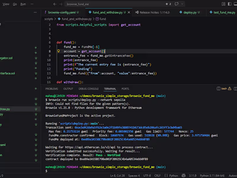 Cover image for A verified Ethereum smart contract