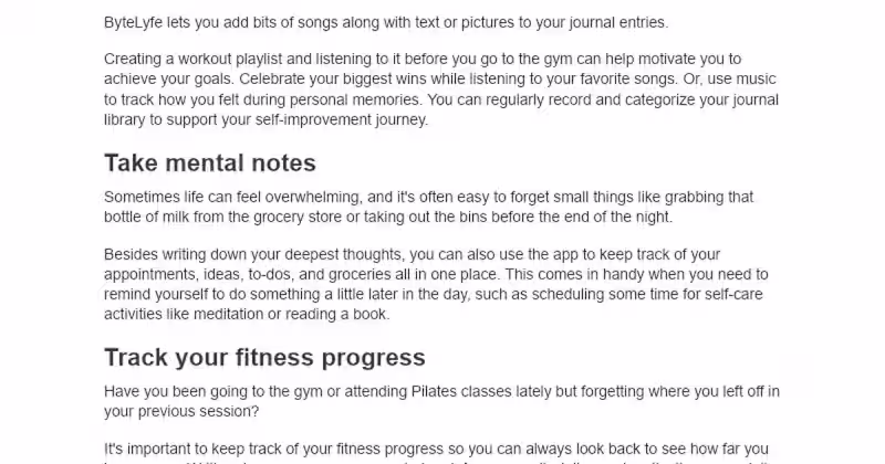 Cover image for ByteLyfe App email newsletter