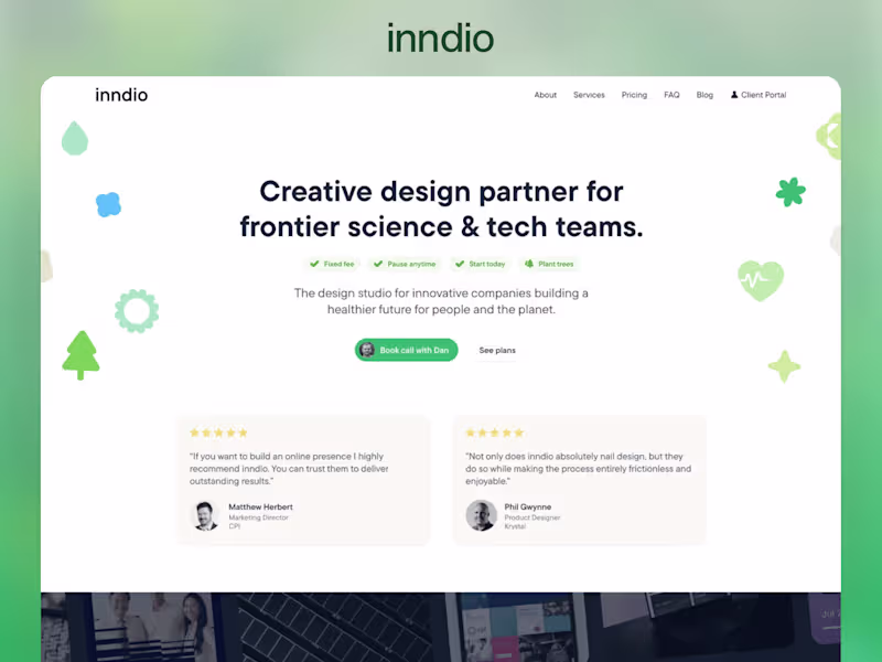 Cover image for inndio: Brand System + Framer Website