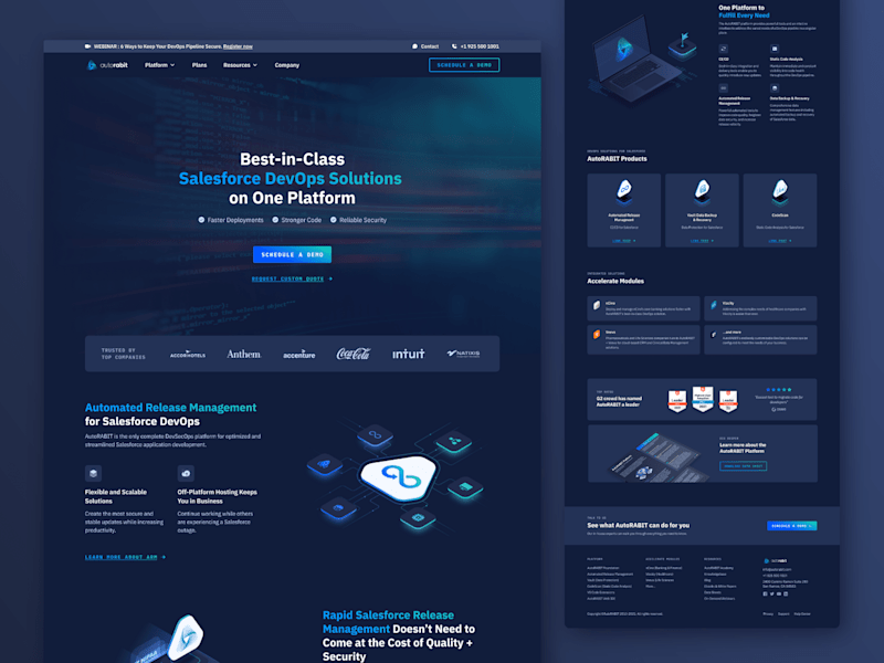 Cover image for AutoRABIT (SaaS Landing Page)