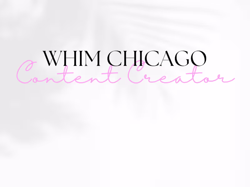 Cover image for Whim Chicago