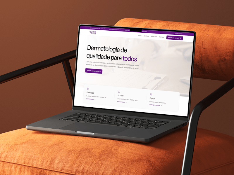 Cover image for Hospital da Pele | Framer Website Development