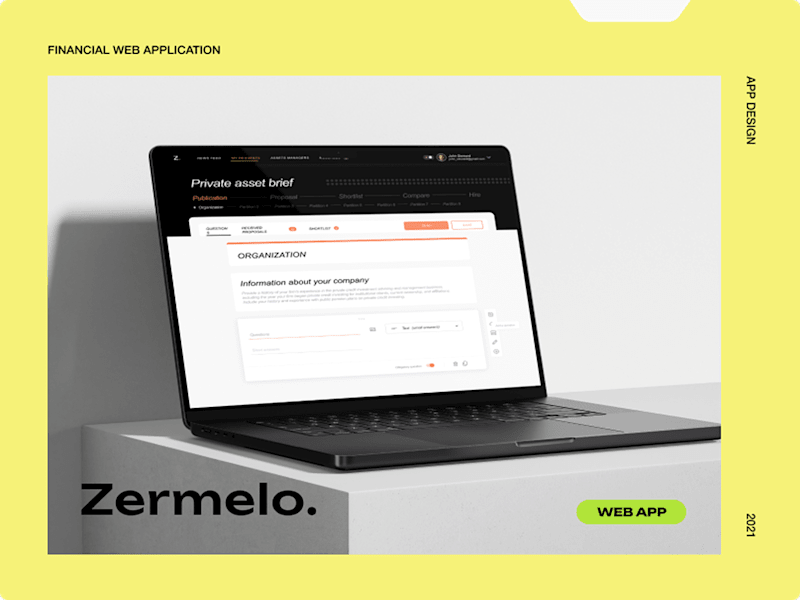 Cover image for Financial Web Platform