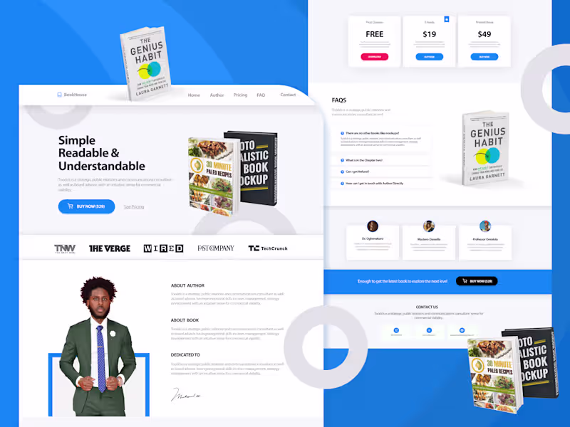 Cover image for Details-Oriented Landing Page UI Design