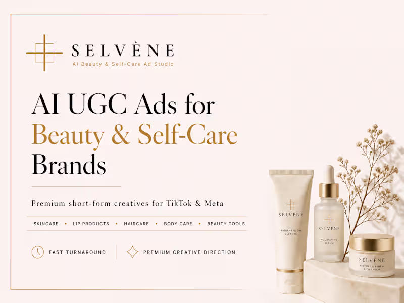 Cover image for AI UGC Ads for Beauty & Self-Care Brands