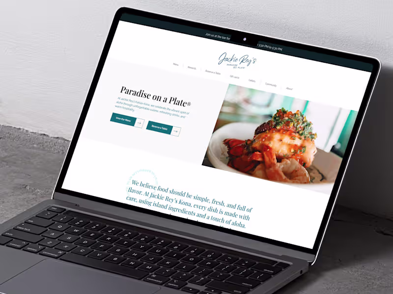 Cover image for Jackie Rey’s – Wix Studio Website Design & Implementation