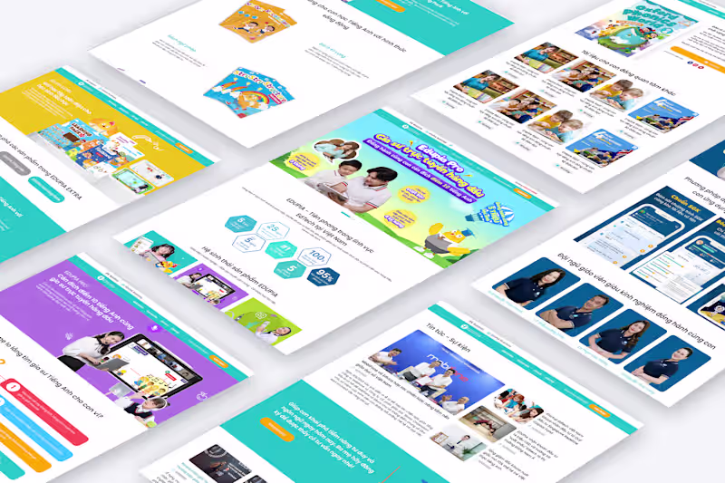 Cover image for Edupia’s website delivers a modern,