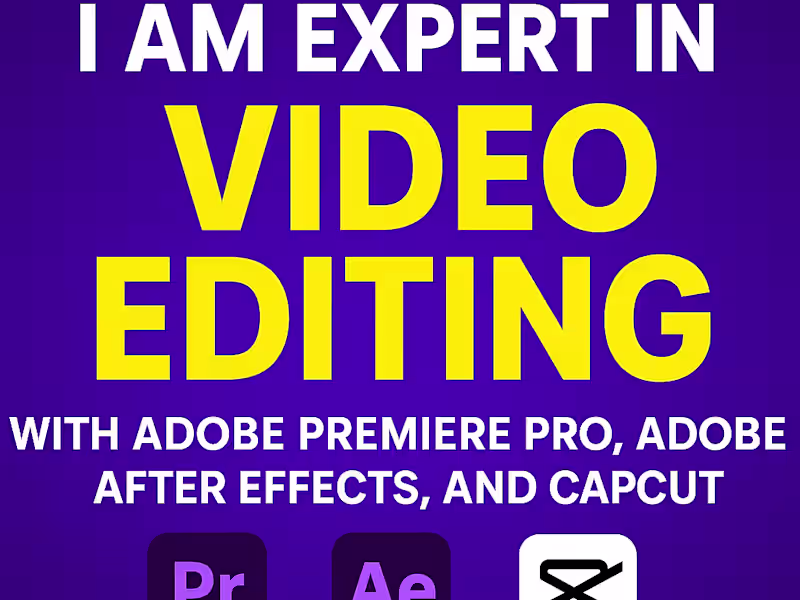 Cover image for I will edit your footage to make look great