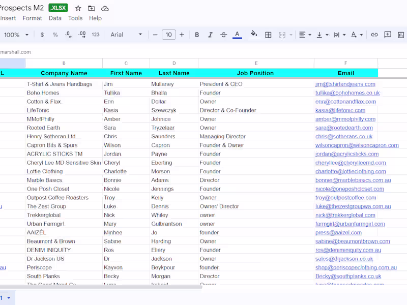 Cover image for Email Extraction | Data Entry | List Building