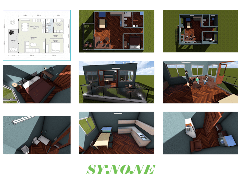 Cover image for Model and Render 3D Apartment Interior