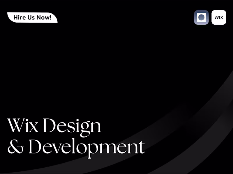 Cover image for Wix Website Design & Development