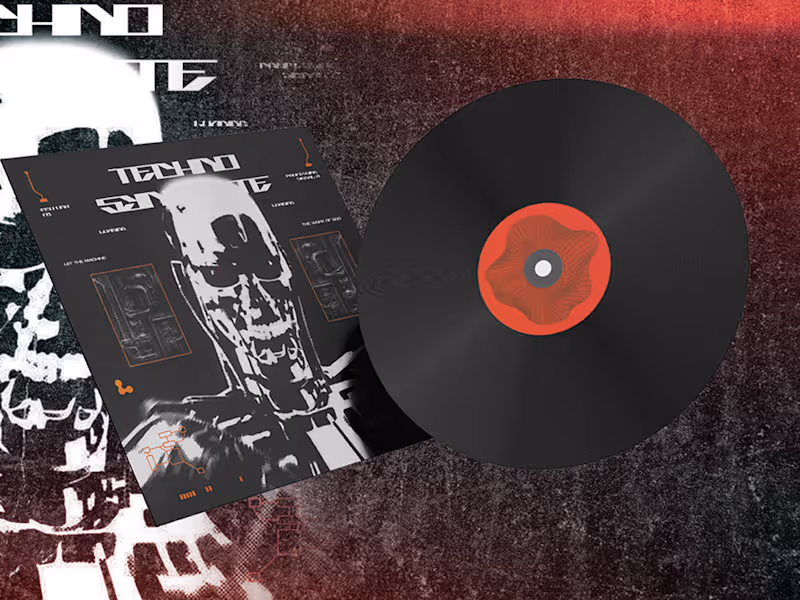 Cover image for World-Class Album Cover Design for Techno & House