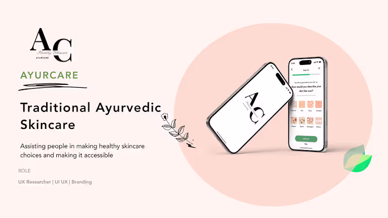 Cover image for AyurCare (Traditional Ayurvedic Skincare) :: Behance