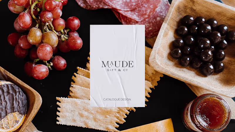 Cover image for Catalogue Design for Maude Gift & Co.