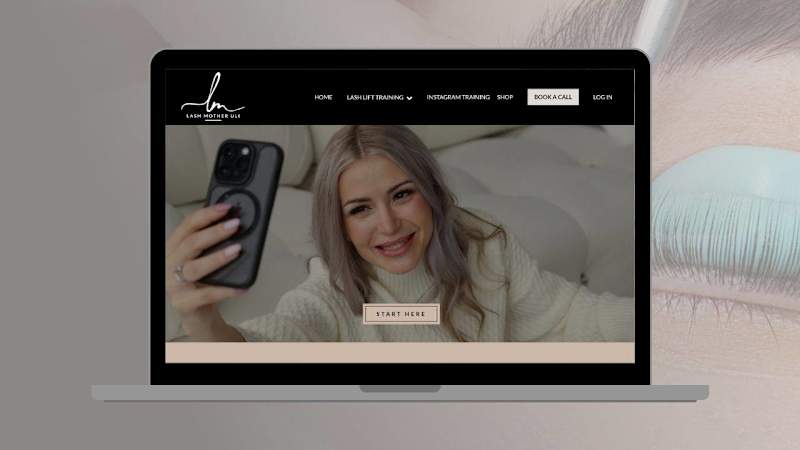 Cover image for Kajabi Website Redesign for Lash Lift Guru