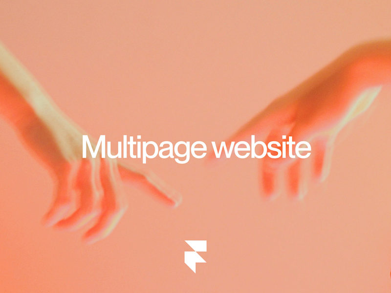 Cover image for Framer Multipage Website