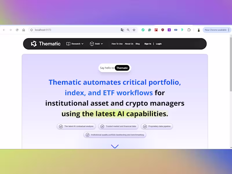 Cover image for VPJ Portfolio Website Development