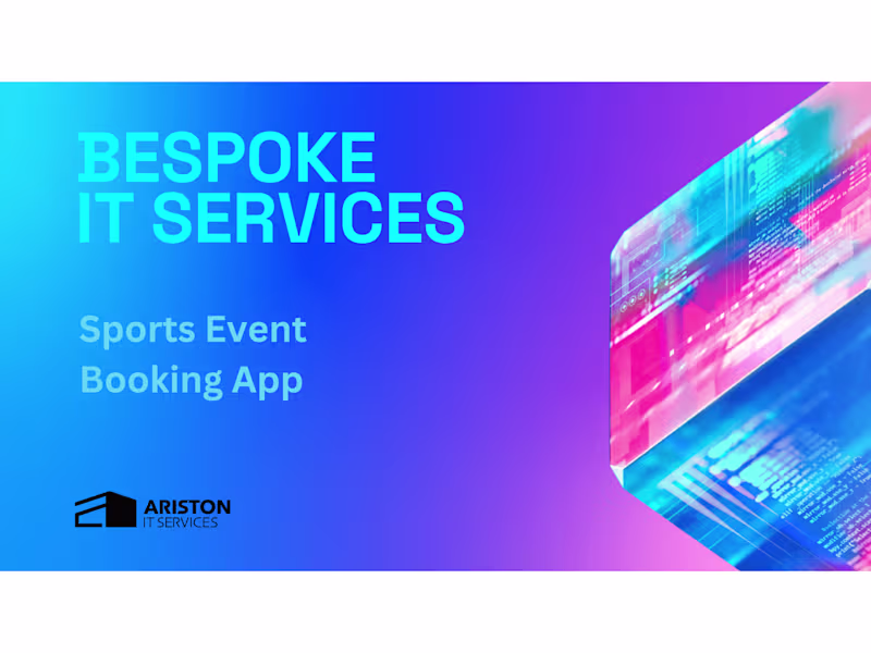 Cover image for Sports Event Booking App