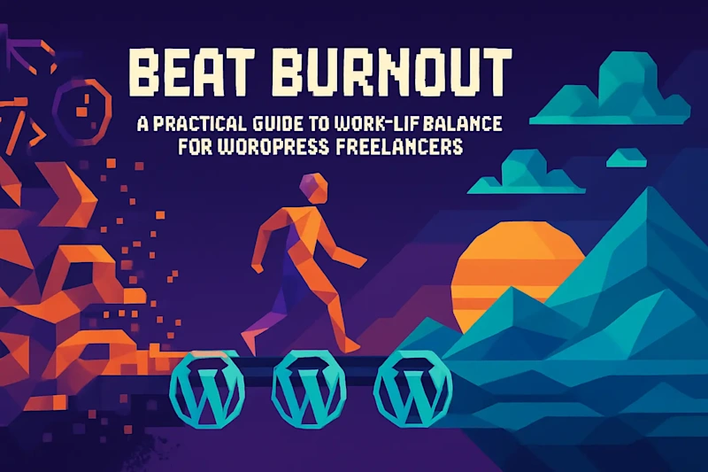 Cover image for Beat Burnout: A Practical Guide to Work-Life Balance for WordPress Freelancers
