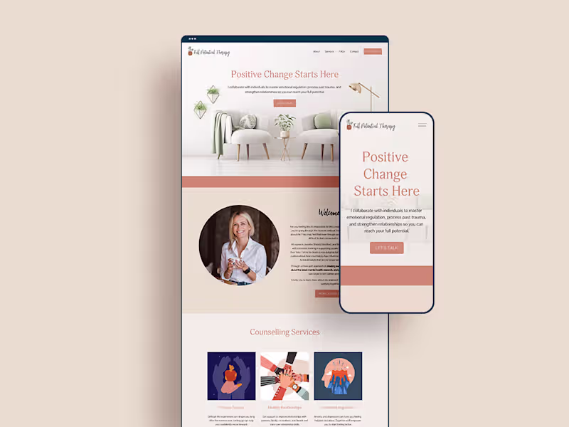 Cover image for Squarespace Website Template