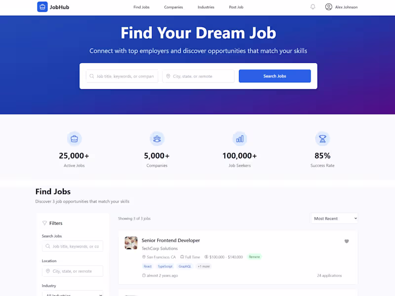 Cover image for Job Search & Recruitment Platform