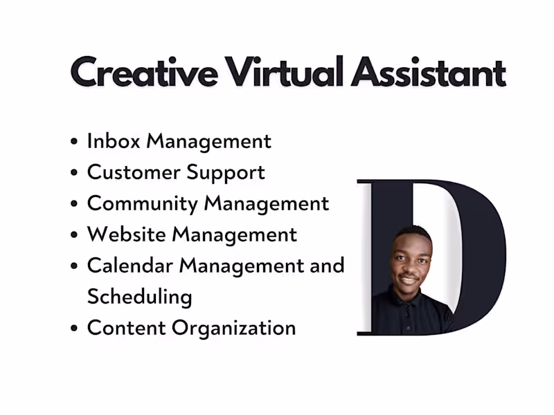 Cover image for Creative Virtual Assistance Services