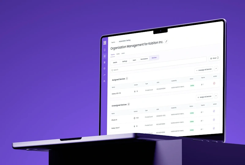 Cover image for Kobiton - App Testing Dashboard