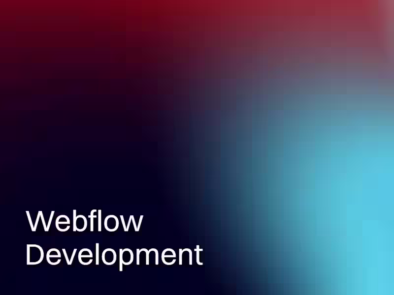 Cover image for Webflow Development
