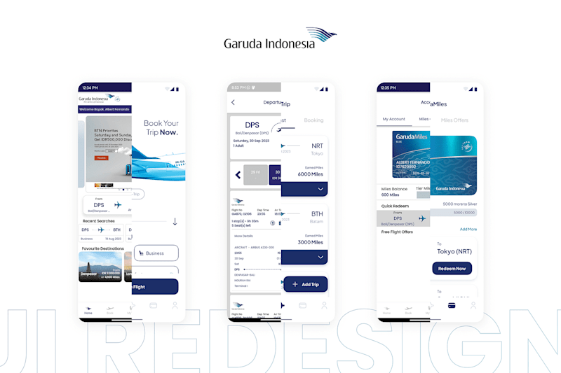 Cover image for Garuda Indonesia UI Redesign Challenge
