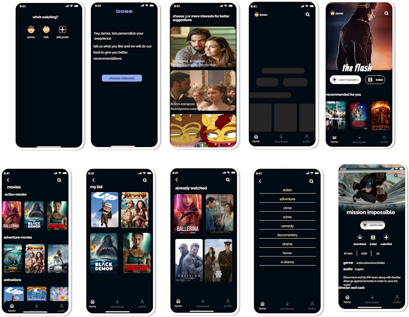 Cover image for base- a streaming platform