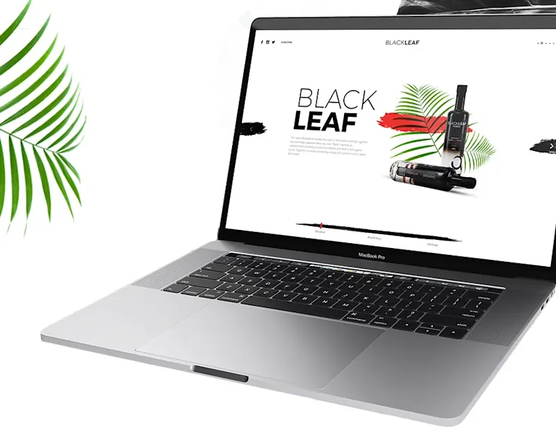 Cover image for BlackLeaf - website
