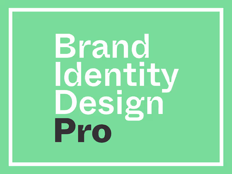 Cover image for Brand Identity Design Pro
