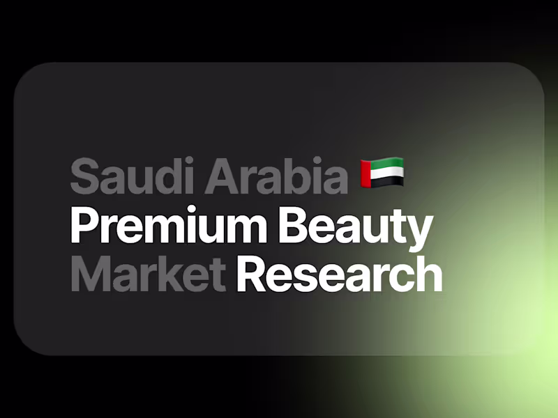 Cover image for Decoding UAE's Premium Beauty Buyers