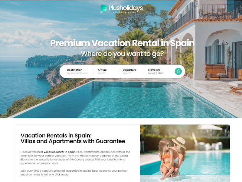Cover image for 🏝️ Plusholidays | Holiday rentals and luxury villas 