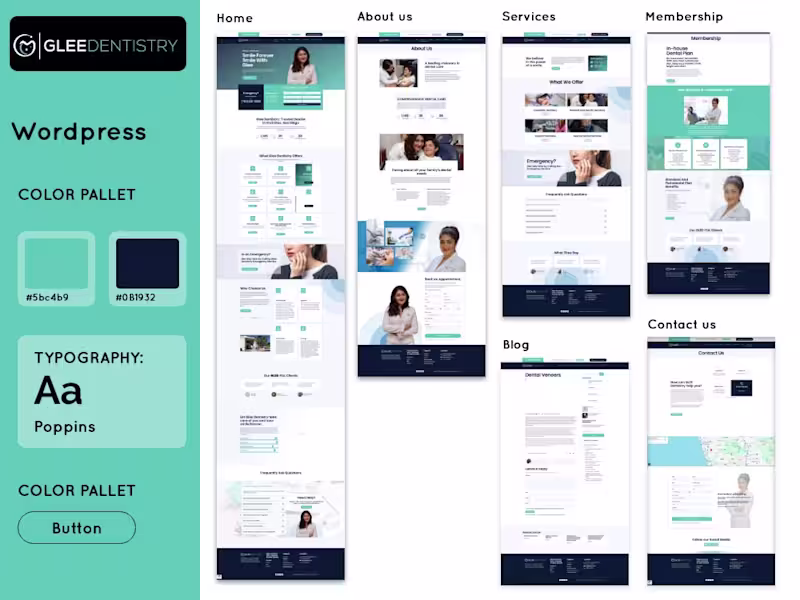 Cover image for Glee Dentistry Website Redesign