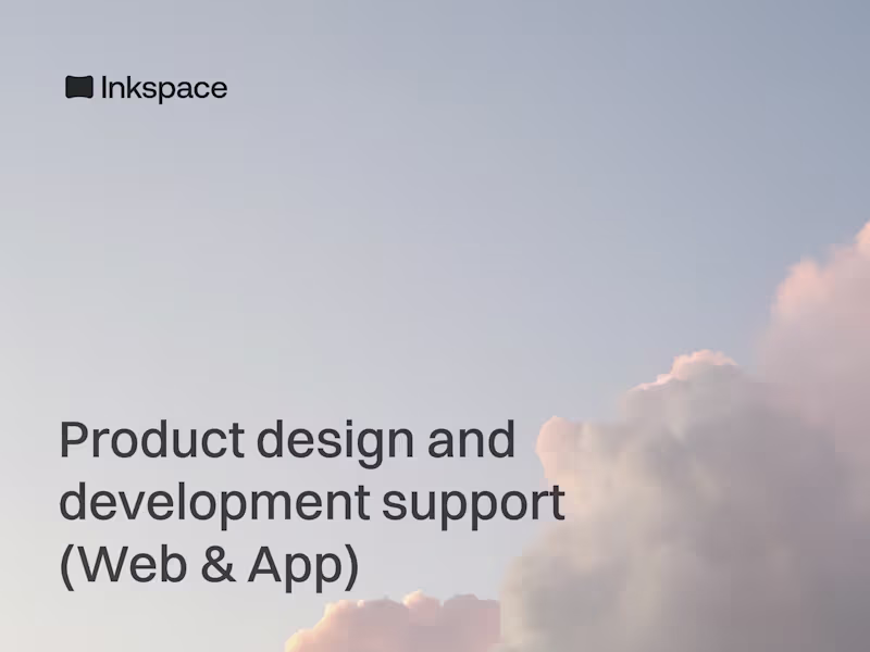 Cover image for Product design and development support (Web & Apps)