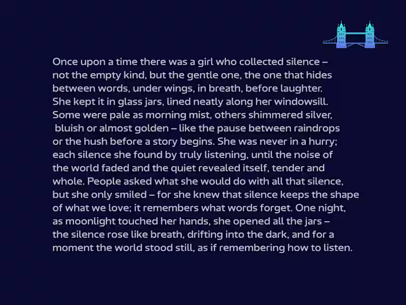 Cover image for The Girl Who Collected Silence