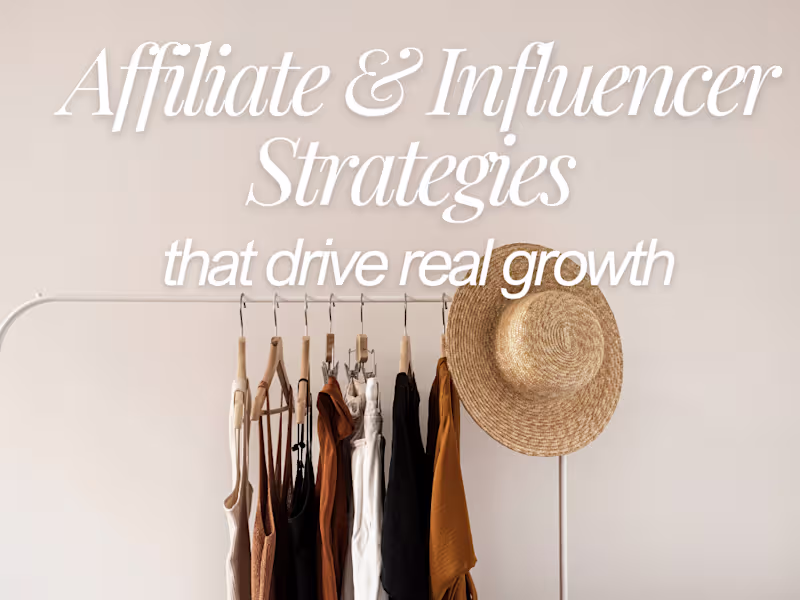 Cover image for Affiliate & Influencer Strategies That Scale Brand Growth