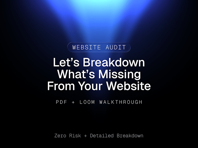 Cover image for Website Audit