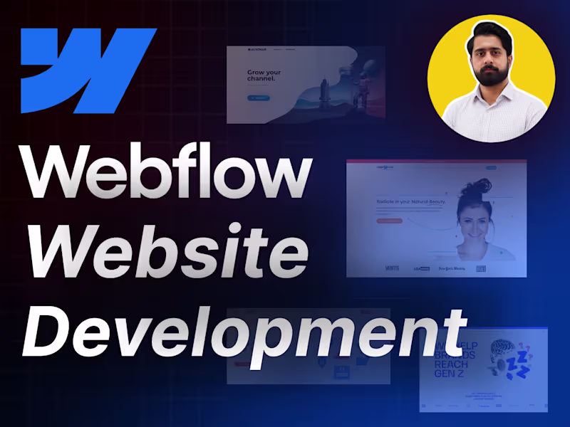 Cover image for Custom Webflow Website Build from Figma or Inspiration