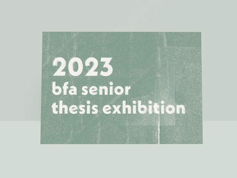 Cover image for UTC BFA Thesis Exhibition Print Assets