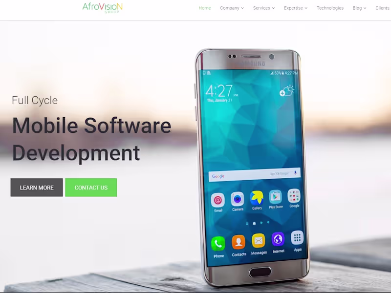 Cover image for AfroVisioN Group Website Content